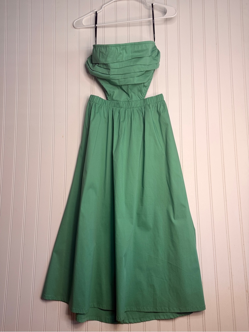 Forever 21 Green Cutout Waist Maxi Dress NWT Size M